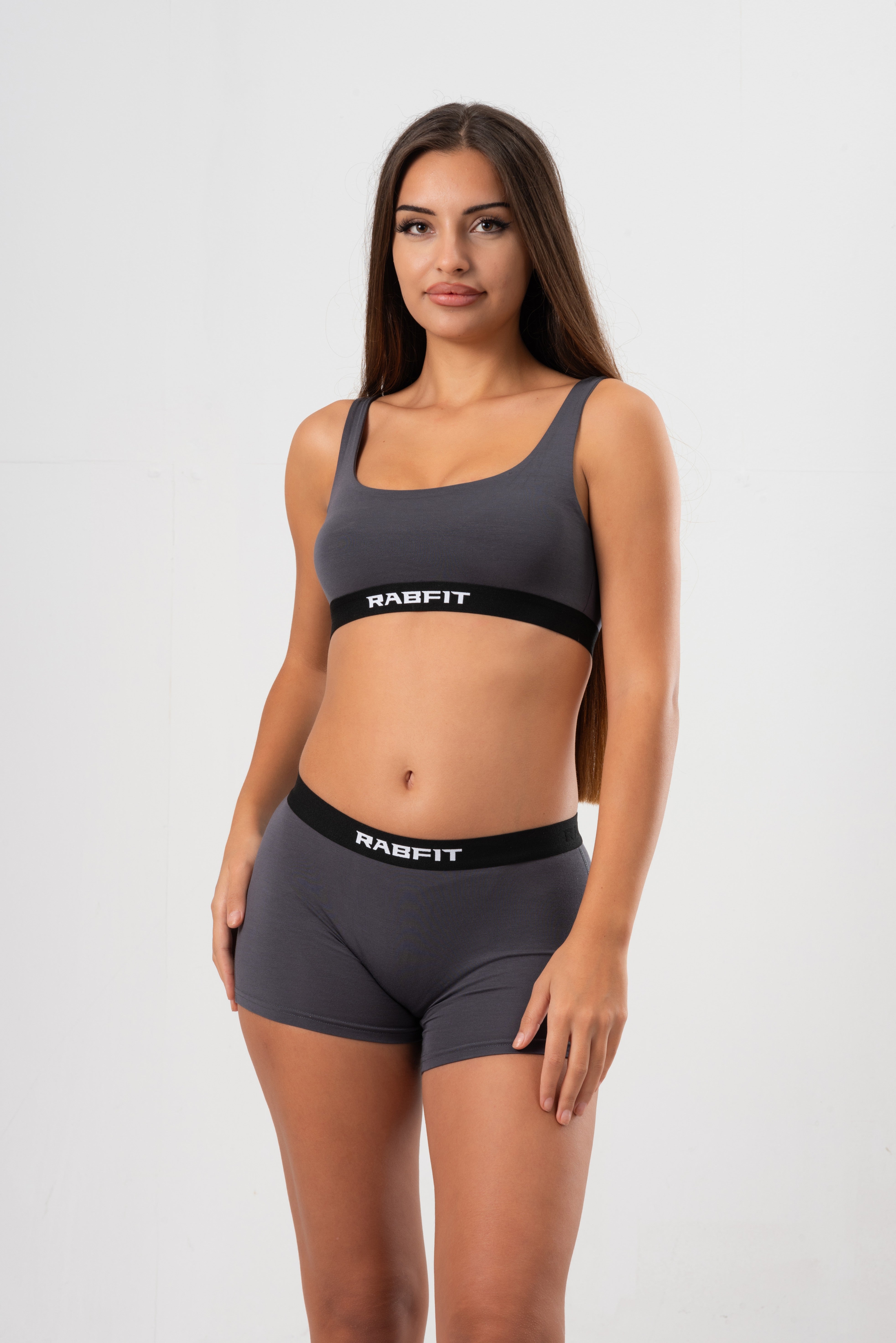 Micro Modal - Boyshort Shadow Grey