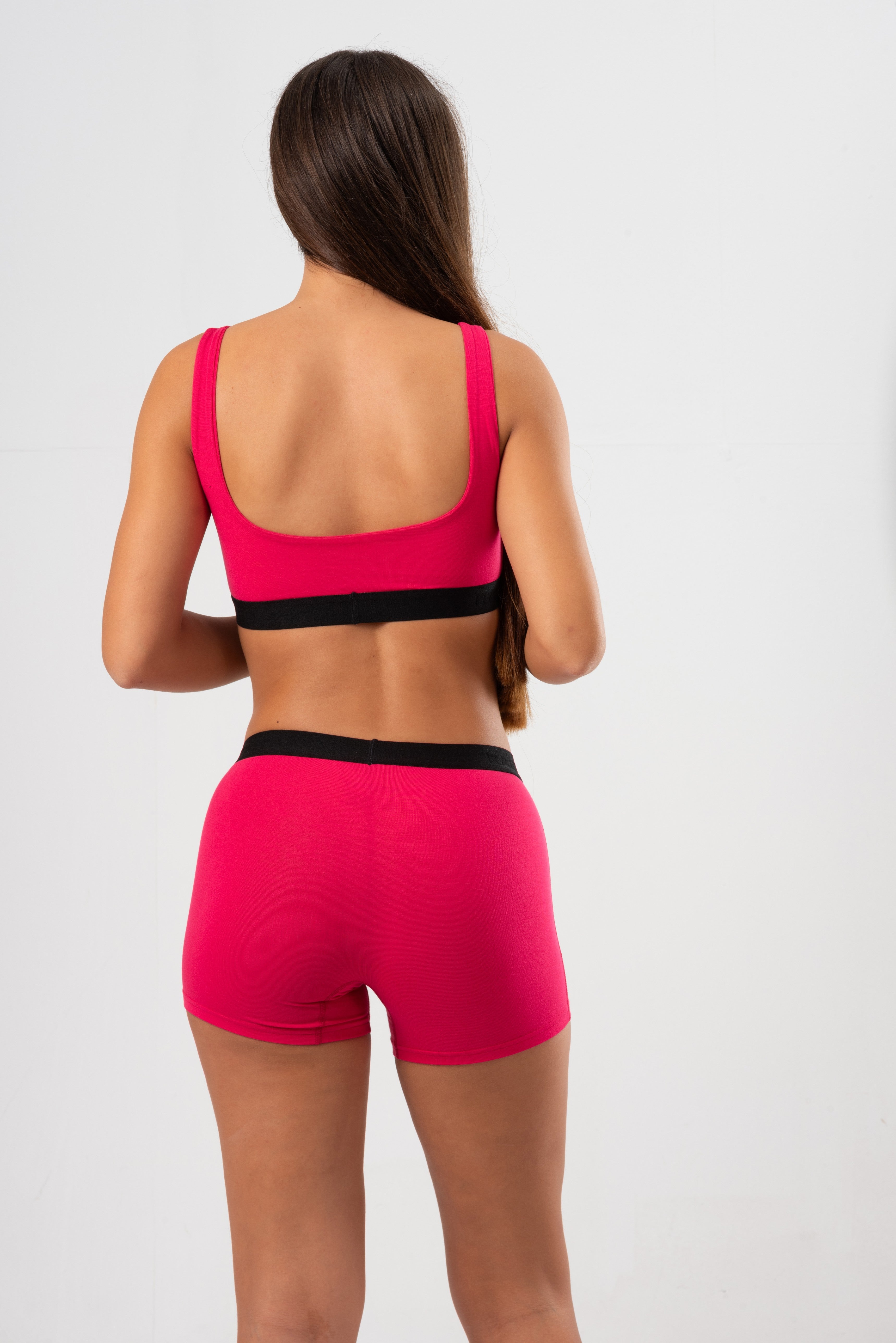 Micro Modal - U Bralette Solid Fuchsia