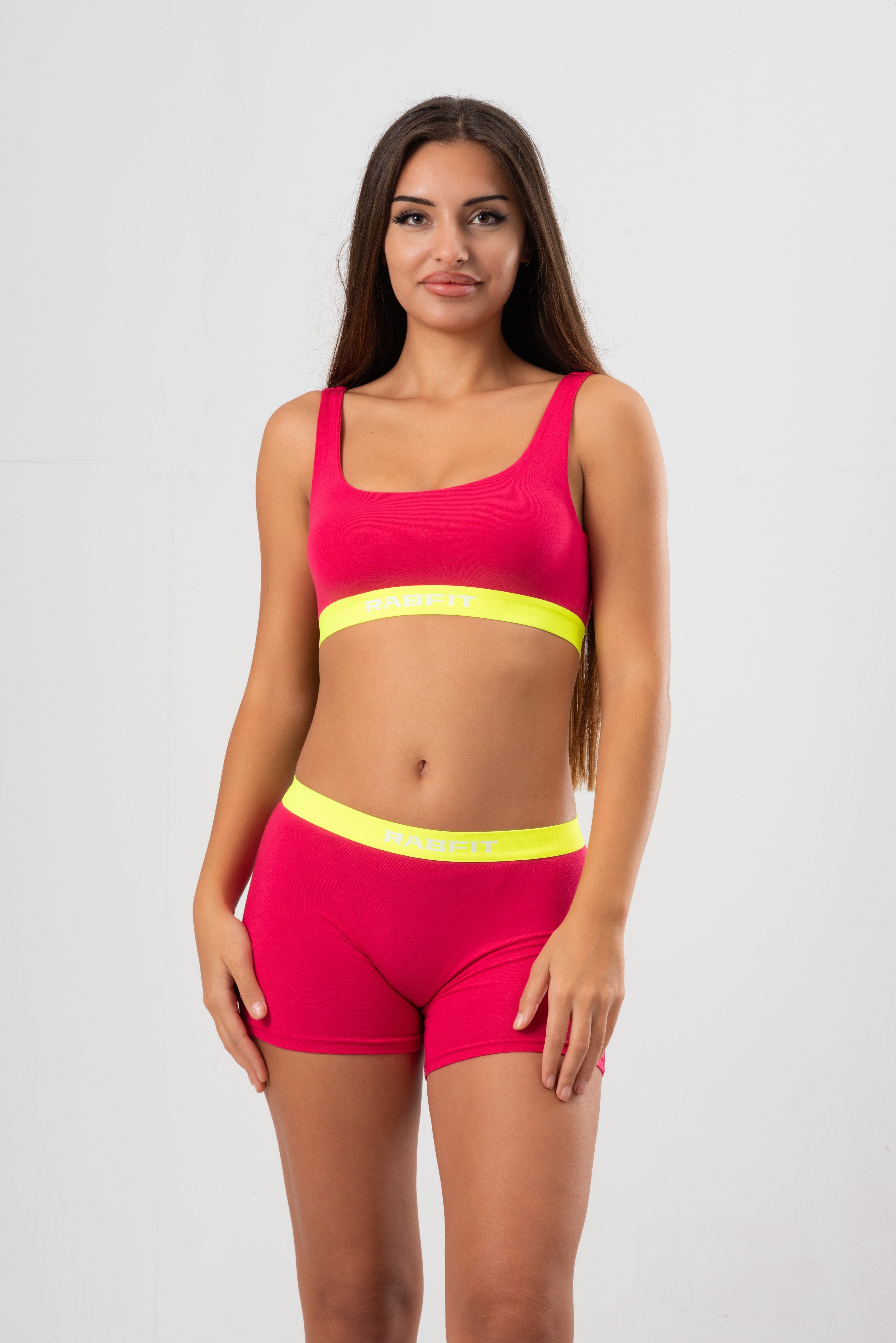 Micro Modal - U Bralette Solid Fuchsia Yellow