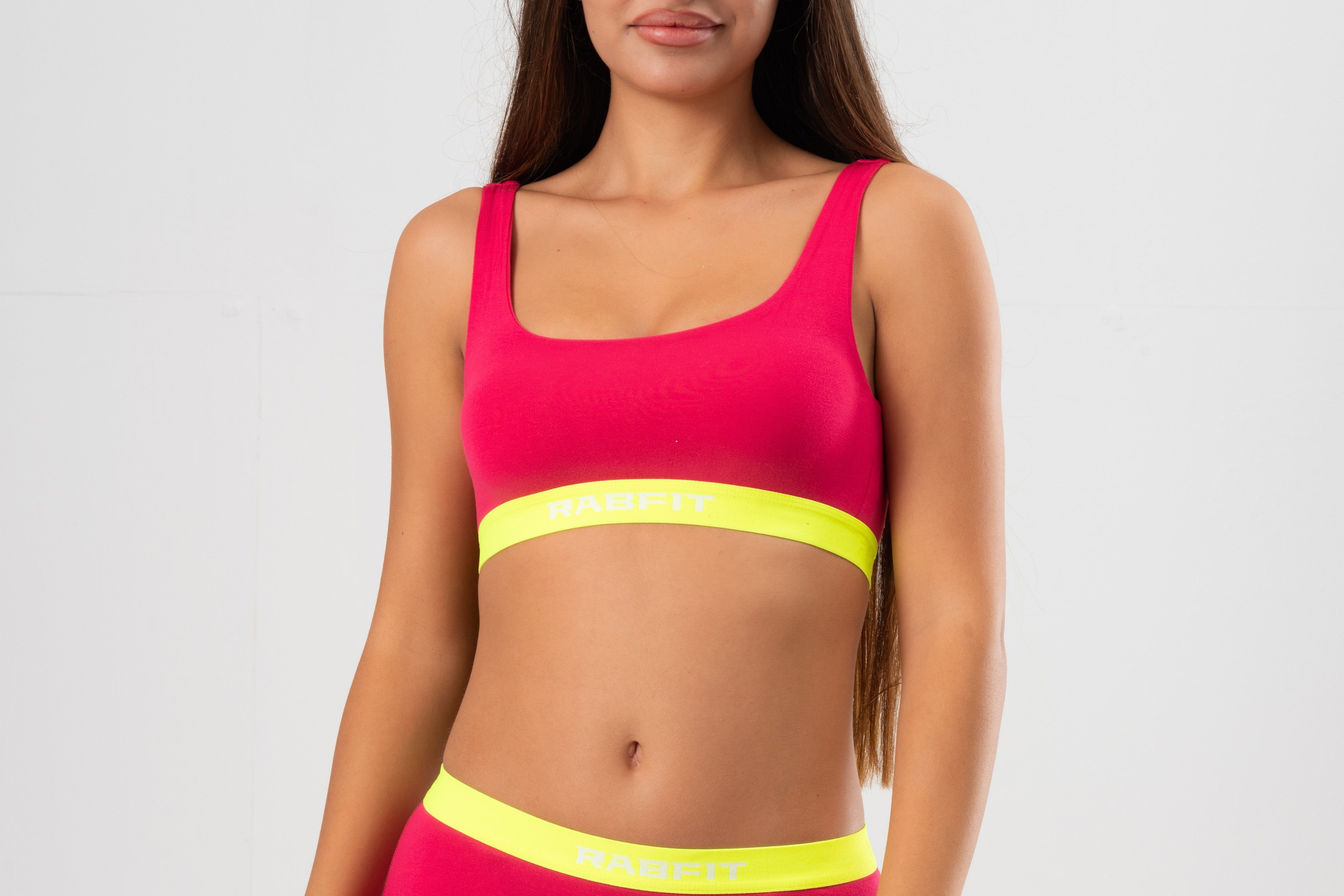 Micro Modal - U Bralette Solid Fuchsia Yellow