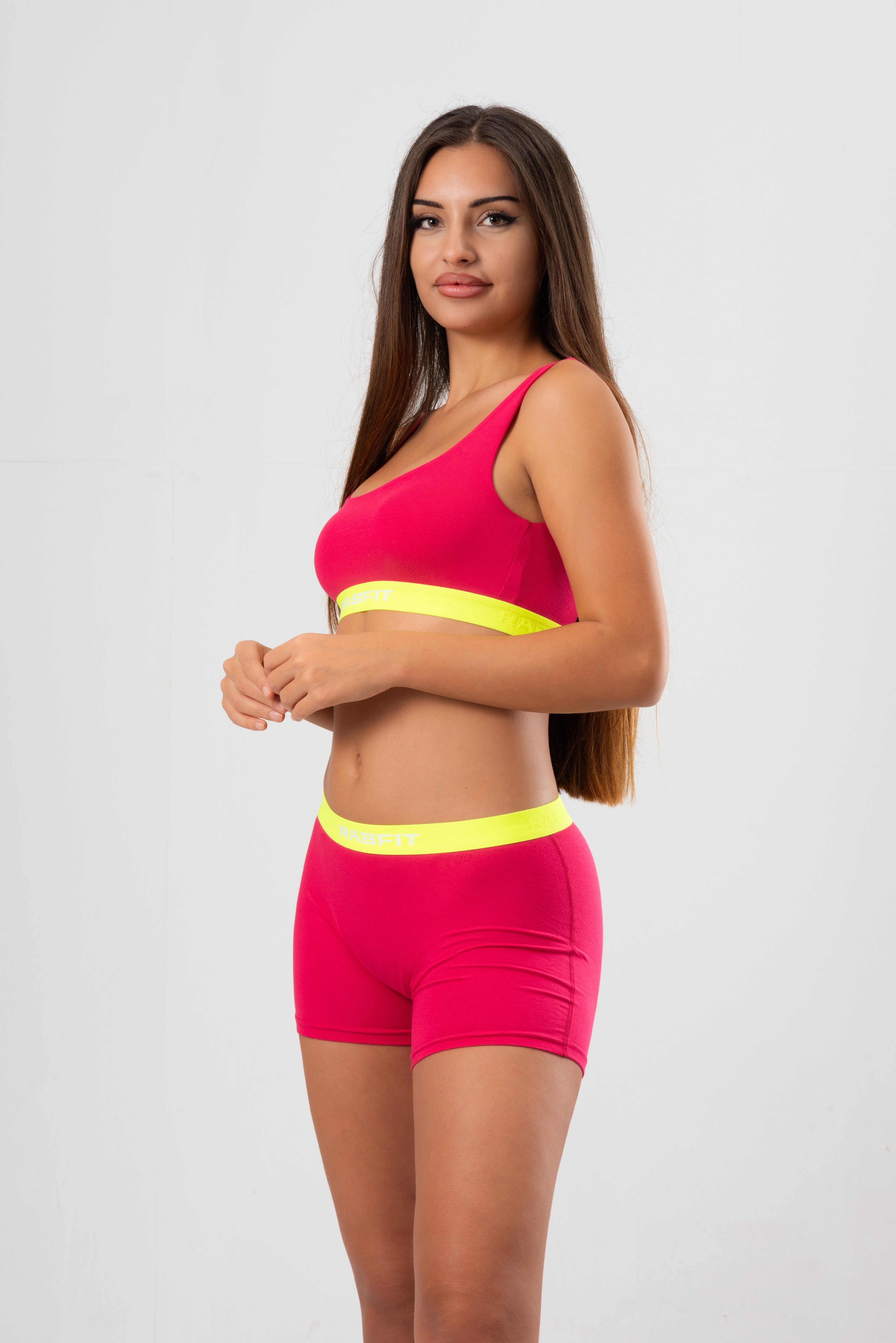 Micro Modal - U Bralette Solid Fuchsia Yellow