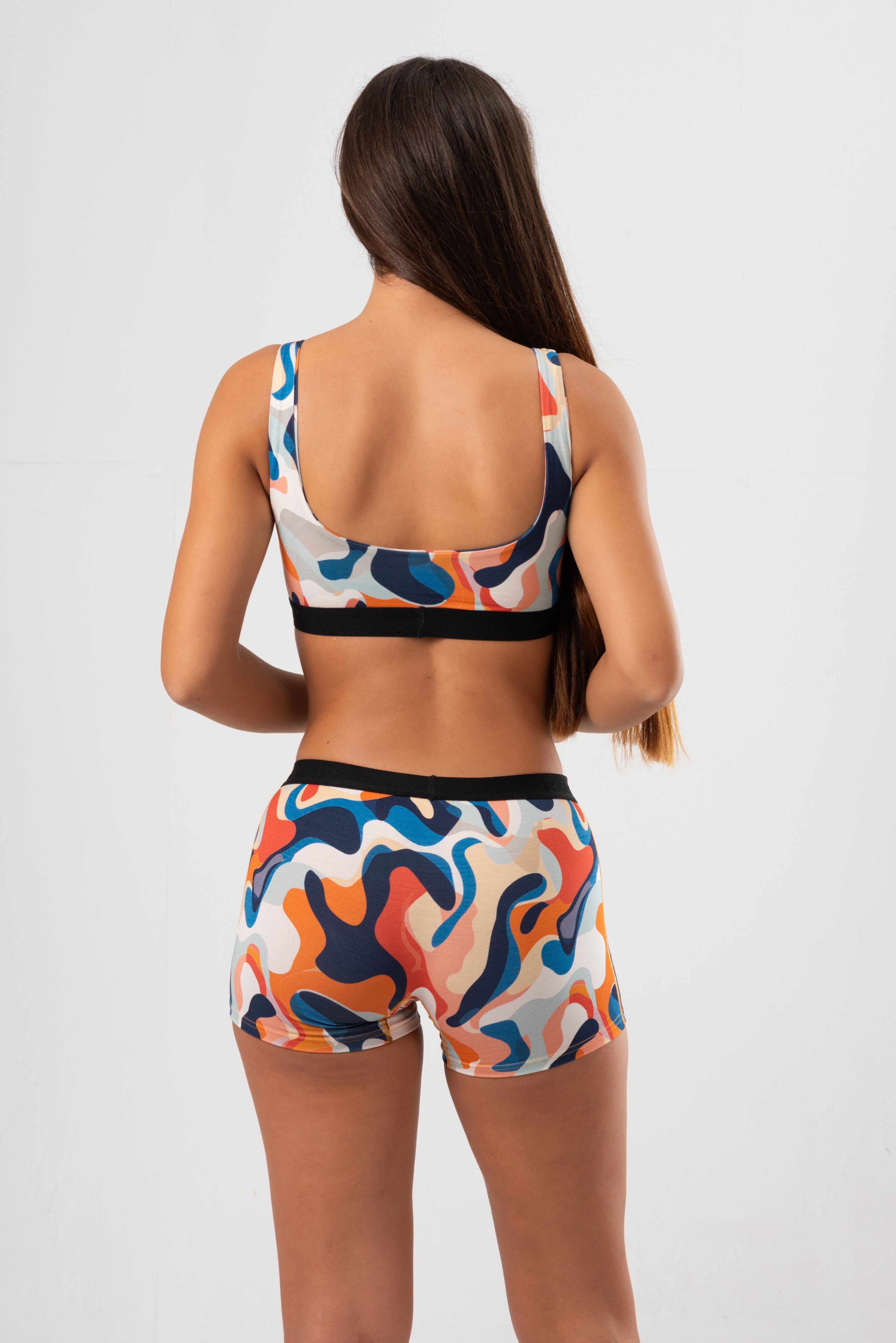 Micro Modal - Boyshort Multi Army