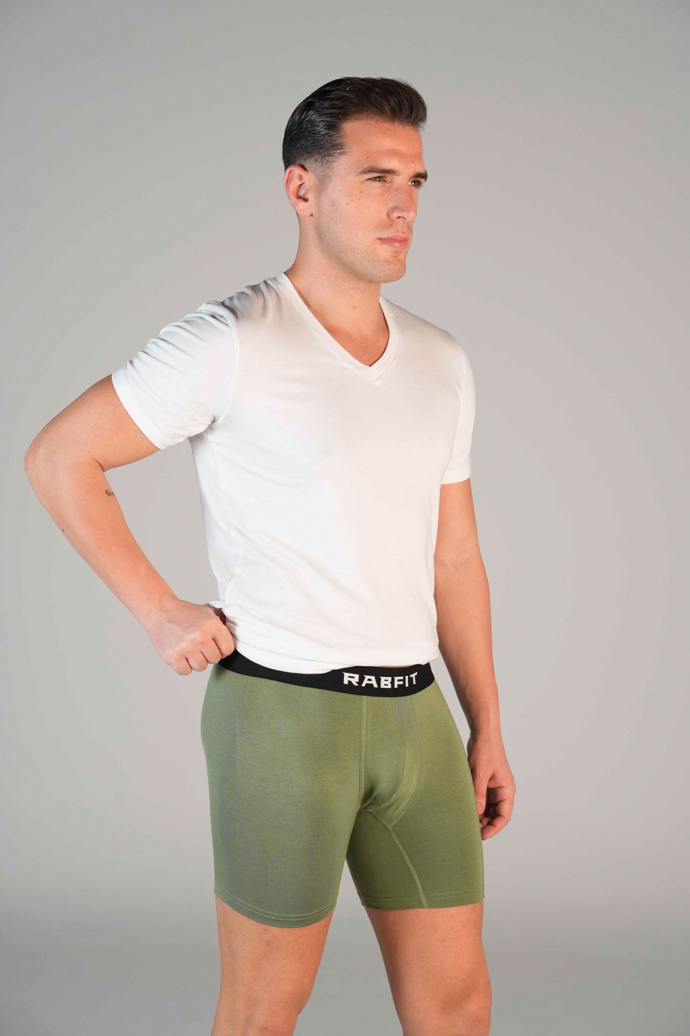 Micro Modal - Boxer Brief Military Green