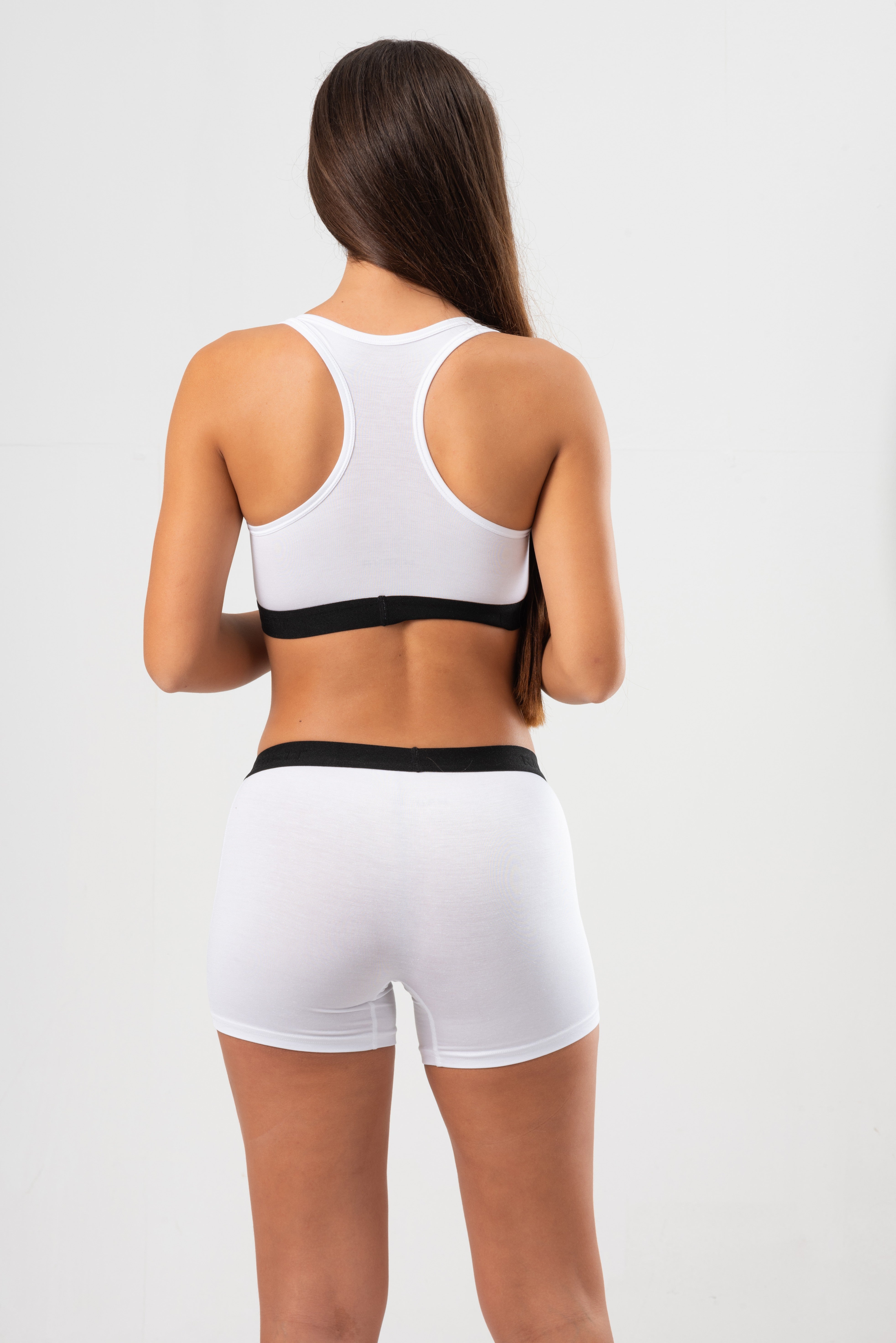 Micro Modal - Sport Bralette Brilliant White