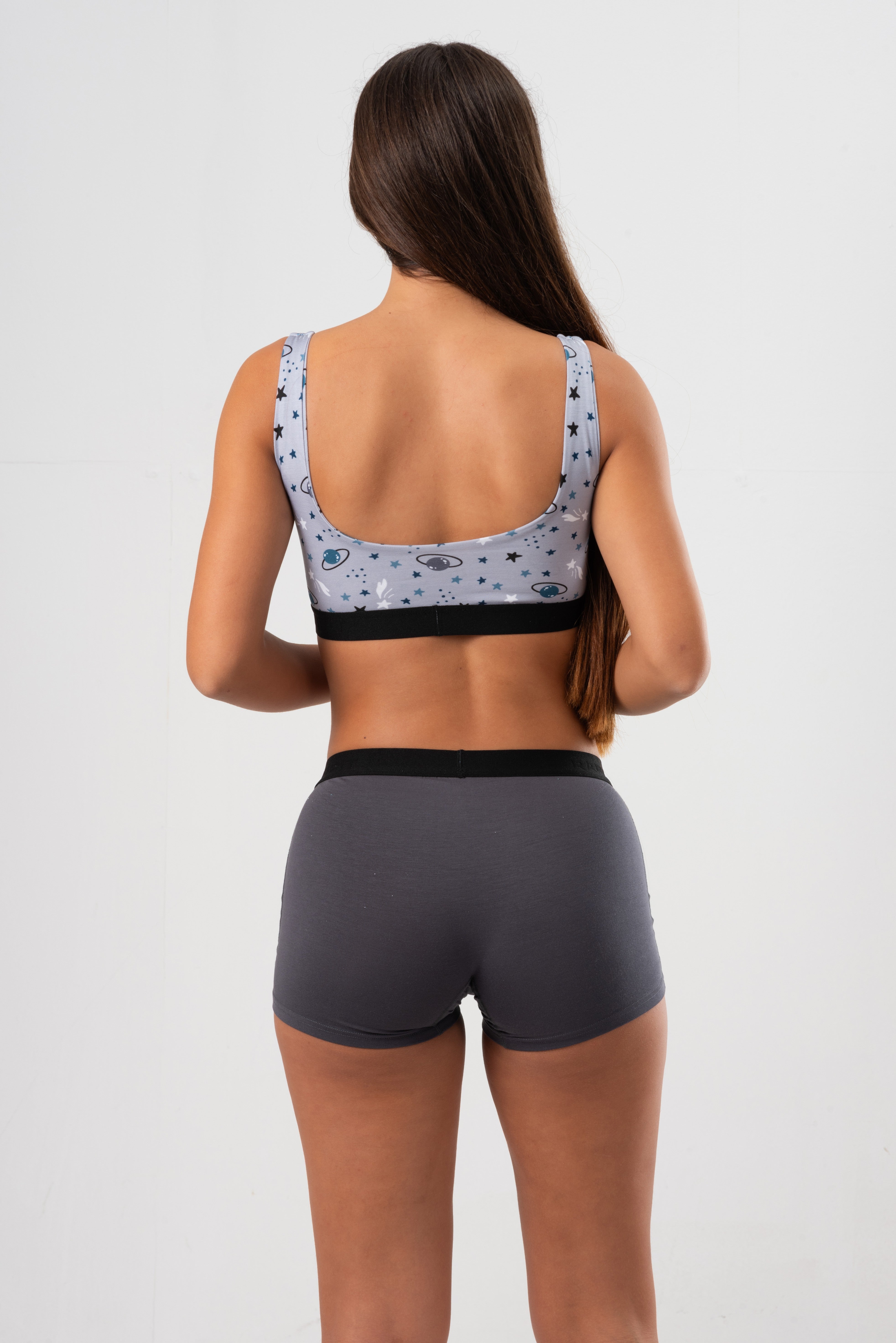 Micro Modal - U Bralette Galaxy Grey