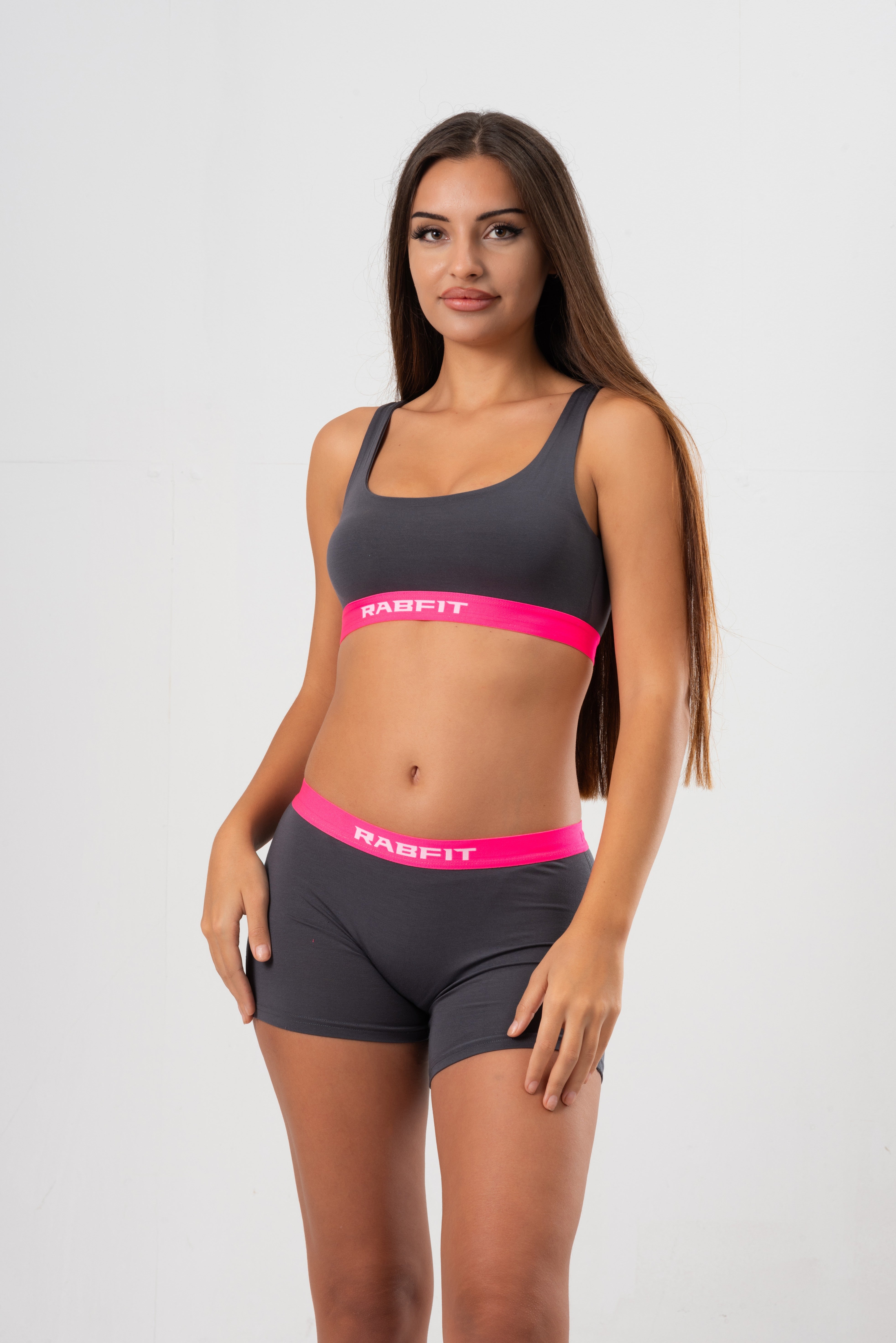 Micro Modal - U Bralette Shadow Grey Pink