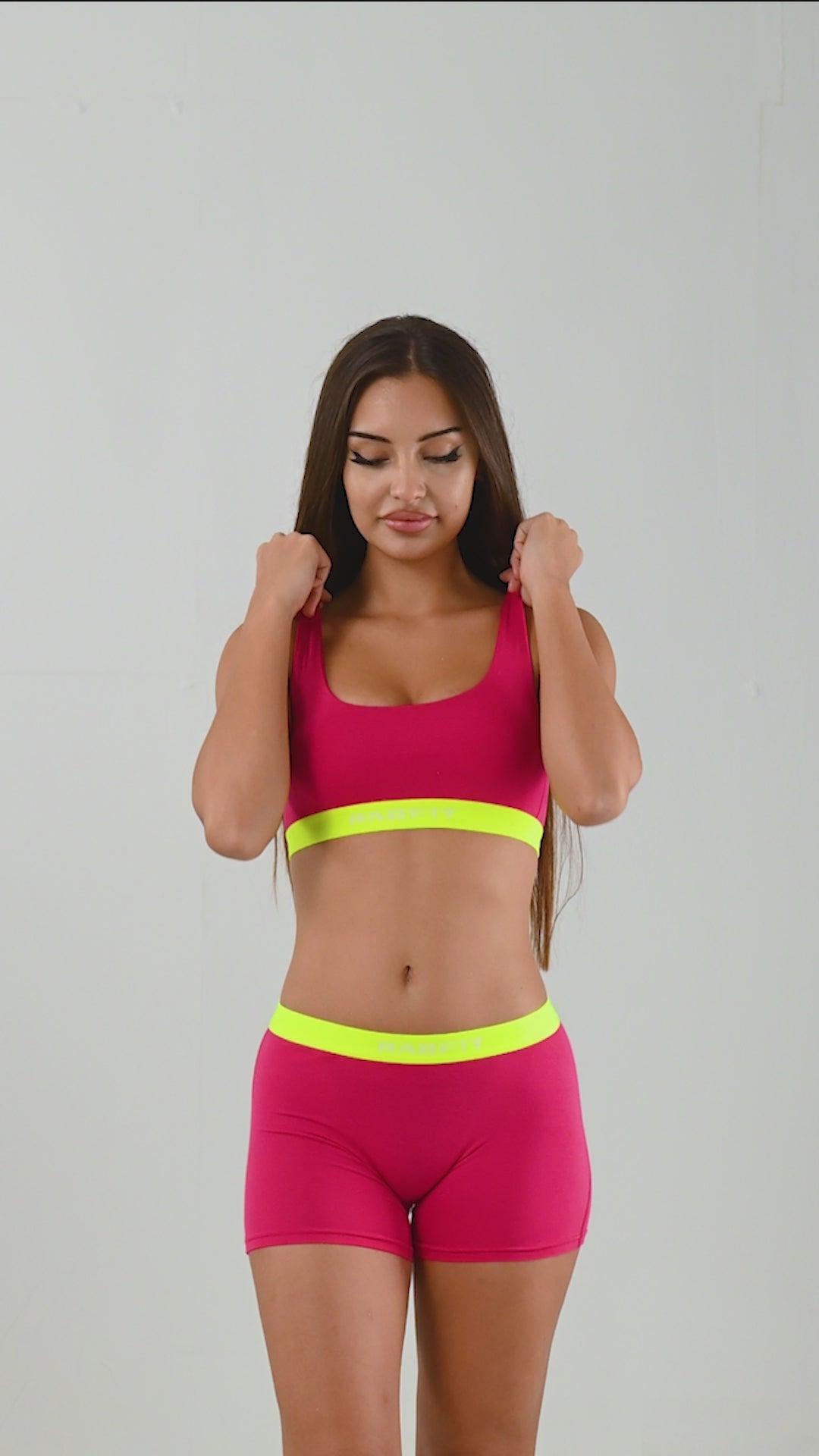 Micro Modal - U Bralette Solid Fuchsia Yellow
