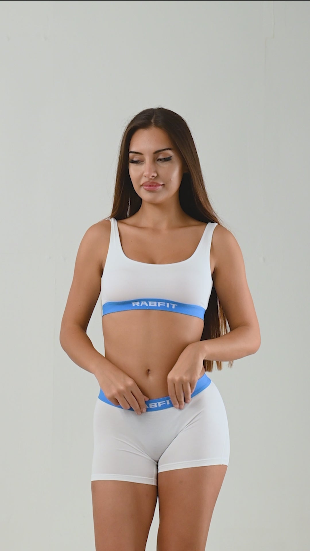 Micro Modal - Boyshort Brilliant White Blue