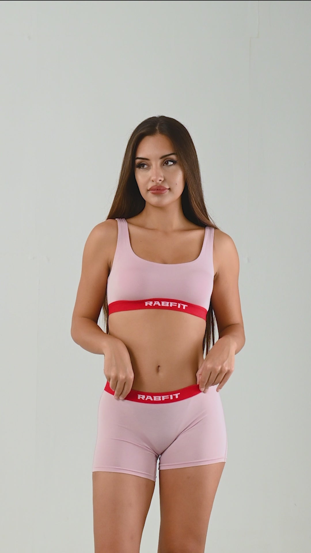 Micro Modal - U Bralette Powder Pink Red