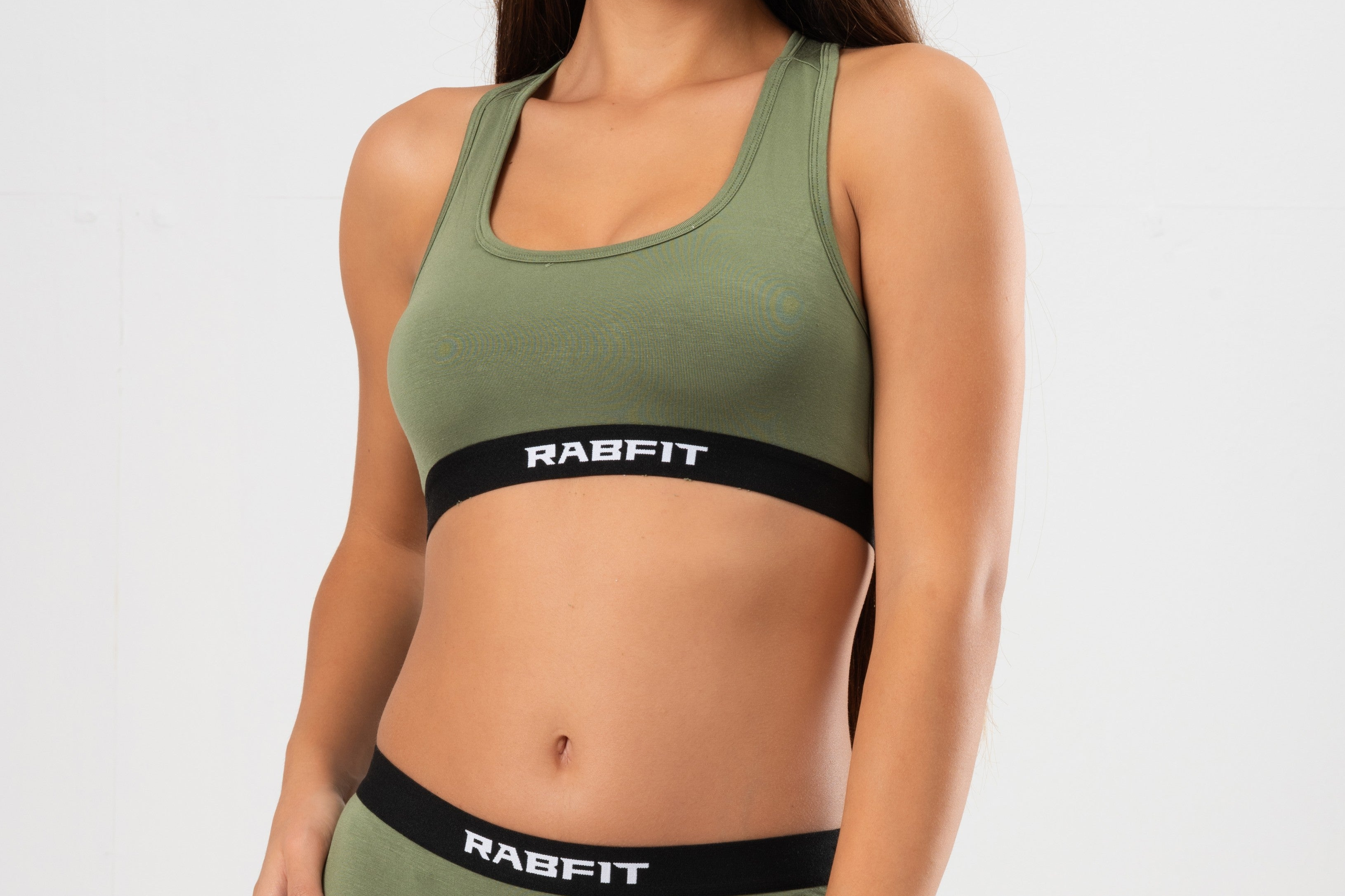 Micro Modal - Sport Bralette Military Green