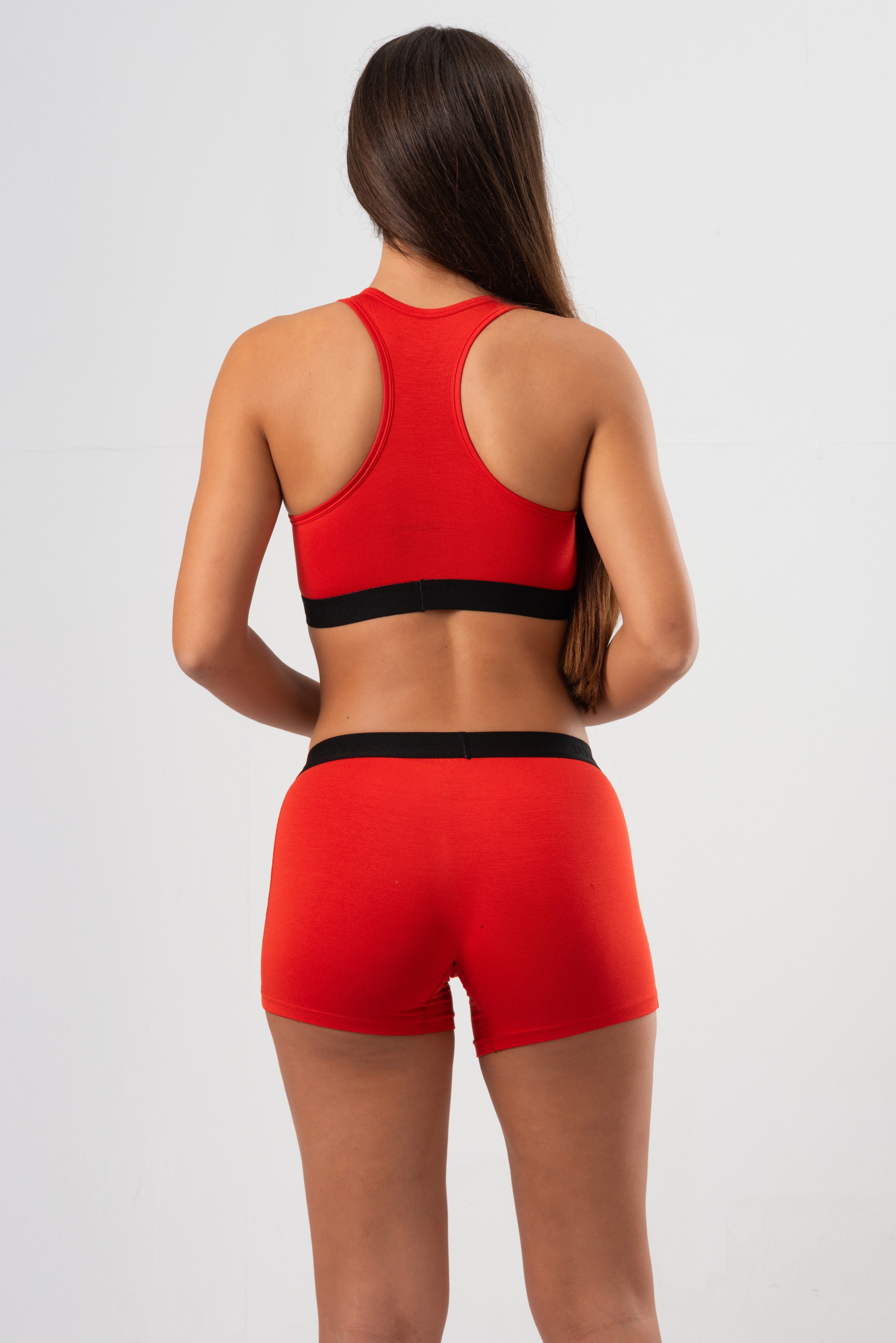 Micro Modal - Sport Bralette Love Red