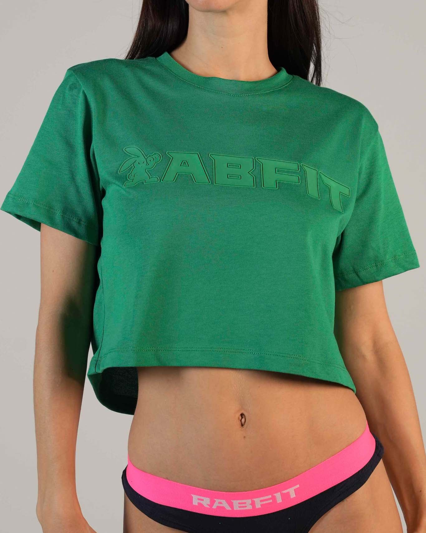 Cotton - Tee Crop Print Green