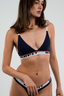 MICRO MODAL - TRIANGLE BRALETTE NAVY