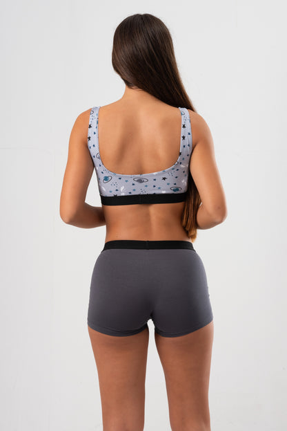Micro Modal - U Bralette Galaxy Grey
