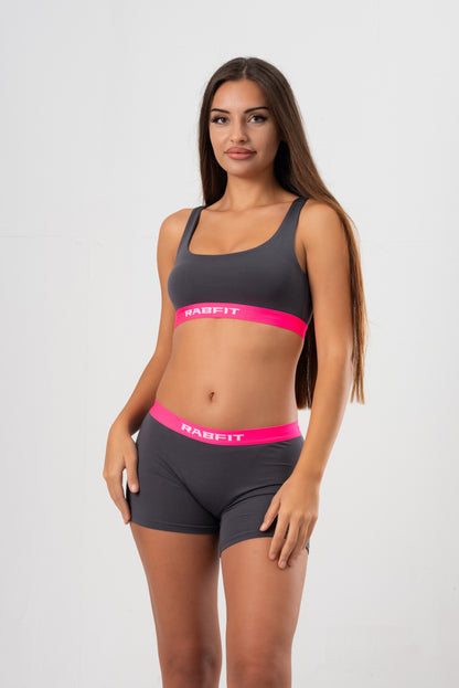 Micro Modal - U Bralette Shadow Grey Pink